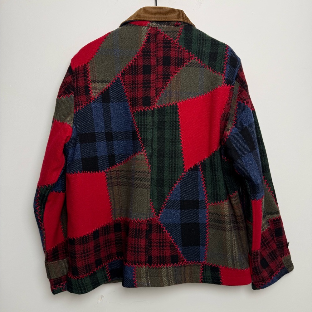 Polo By Ralph Lauren Patchwork Wool Hunting Chore… - image 4